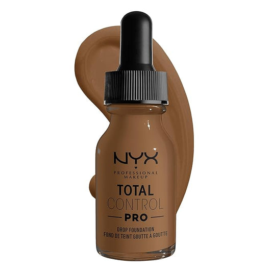 NYX PROFESSIONAL MAKEUP Total Control Pro Drop Foundation, Deep Sable