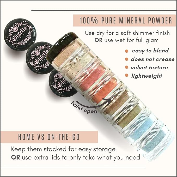 Loose Mineral Eyeshadow and Contouring Palette