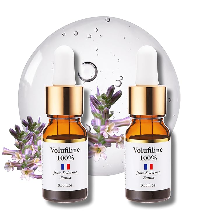 100% Pure Volufiline Concentrate Serum 2ea - Skin Firming Solution & Clinically Proven | Anti-Wrinkle, Enhances Facial Contours, Boosts Collagen for Sagging Mature Skin Korean Skincare