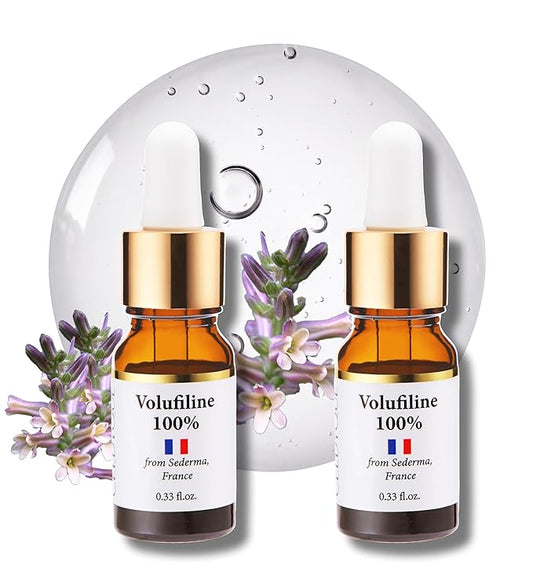 100% Pure Volufiline Concentrate Serum 2ea - Skin Firming Solution & Clinically Proven | Anti-Wrinkle, Enhances Facial Contours, Boosts Collagen for Sagging Mature Skin Korean Skincare