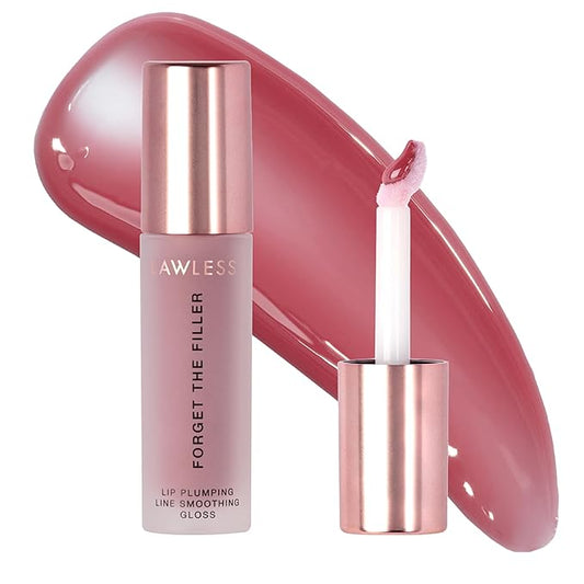 Women's Forget The Filler Lip Plumper Line Gloss, Velvet, Pink, 0.11 Fl Oz (Pack of 1)