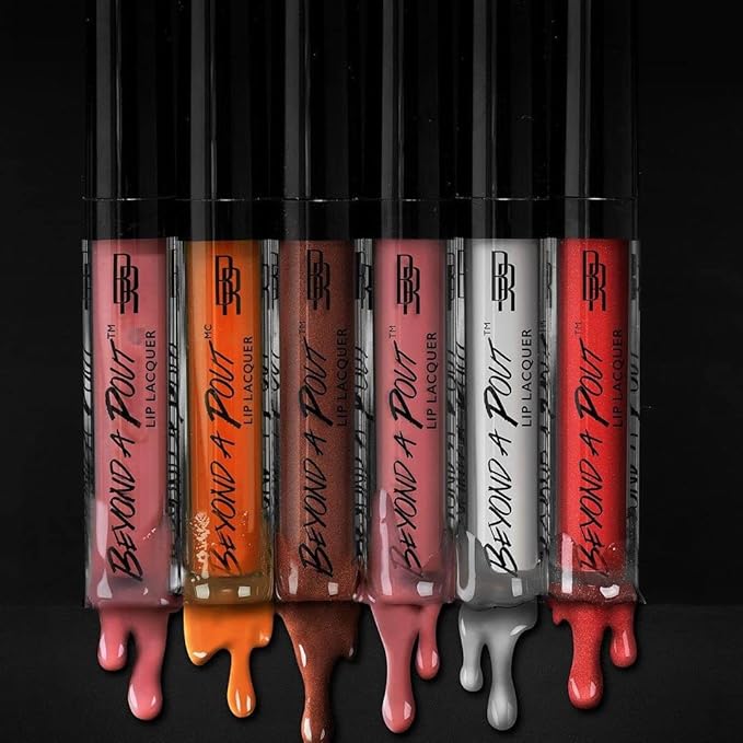 Black Radiance Beyond A Pout Lip Lacquer Lip Gloss, Extra Hot (Pack of 2)