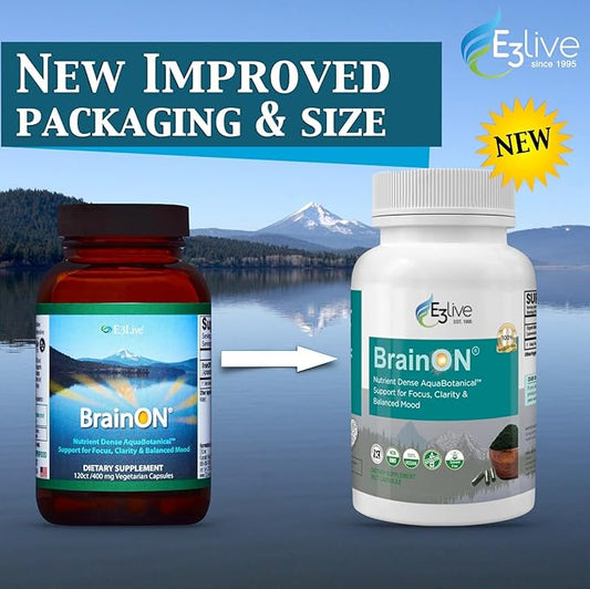E3LIVE Blue Majik Organic Spirulina Powder: Superfood Your Way to Radiant Health and Wellness - No Fishy Smell, 100% Vegan Protein 120 Count