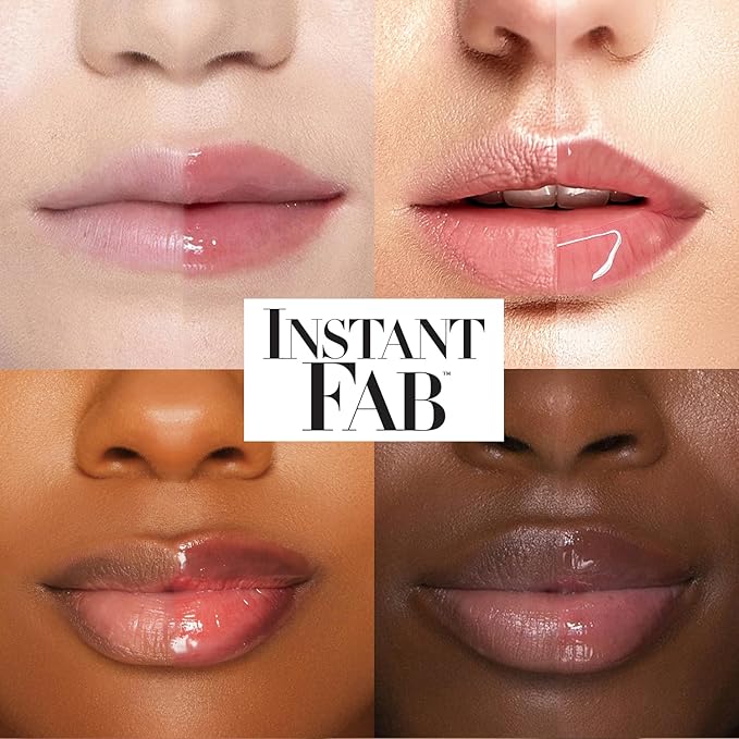 STUDIO LIMITED Instant Fab Crystal Shiny Clear Lip Gloss Long Lasting Ultra Hydrating Plumping Lip Gloss for women girls Value Pack 14ml/ 0.47oz (Clear, 48 Pcs)