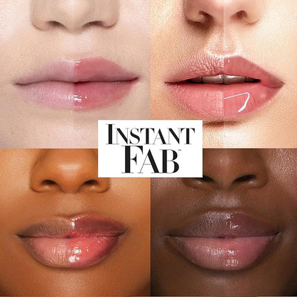STUDIO LIMITED Instant Fab Crystal Shiny Clear Lip Gloss Long Lasting Ultra Hydrating Plumping Lip Gloss for women girls Value Pack 14ml/ 0.47oz (Clear, 48 Pcs)