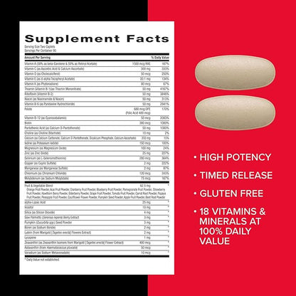GNC Mega Men Multivitamin Caplets, Clinically Proven to Feel Better, Immune Support, Energy Support, Antioxidants, B Vitamins, Vitamin D-3, Timed Release, 180 count, 90 day supply