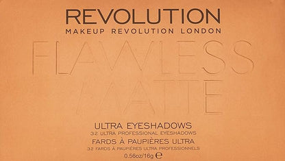 Makeup Revolution 32 Color Eyeshadow Palette, Flawless Matte