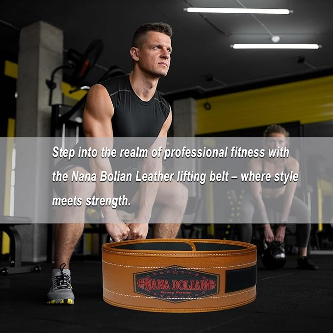 Leather Weight Lifting Belt 5 Inch