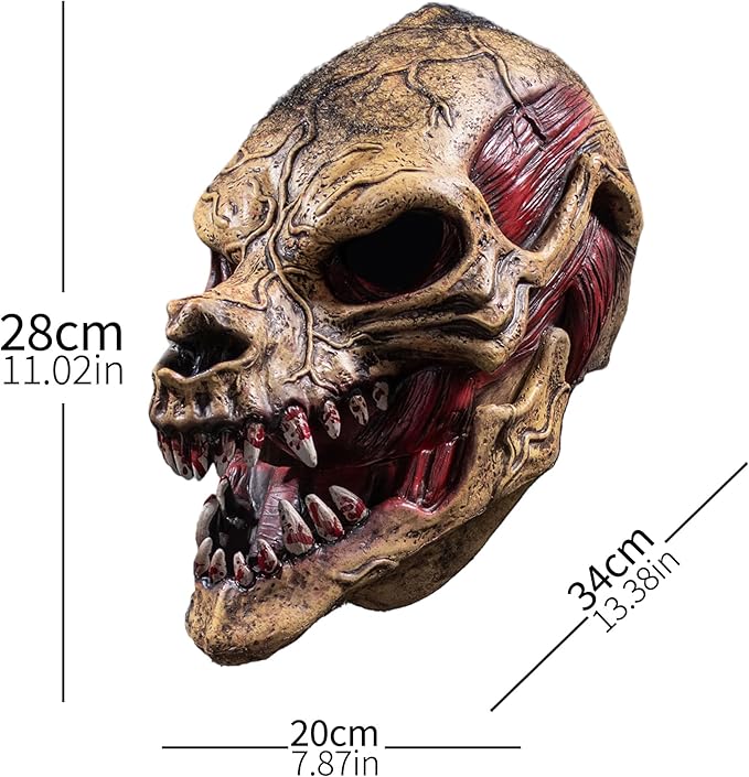 Halloween Scary Evil Mask Horror Face Zombie