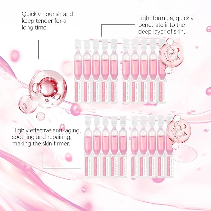 PDRN PinkOne Day Serum, Salmon DNA Repair Essence Ultra-Hydrating Vials 2ML/10bottles, Moisturizer & Firming Serum