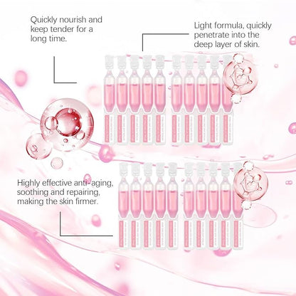 PDRN PinkOne Day Serum, Salmon DNA Repair Essence Ultra-Hydrating Vials 2ML/10bottles, Moisturizer & Firming Serum