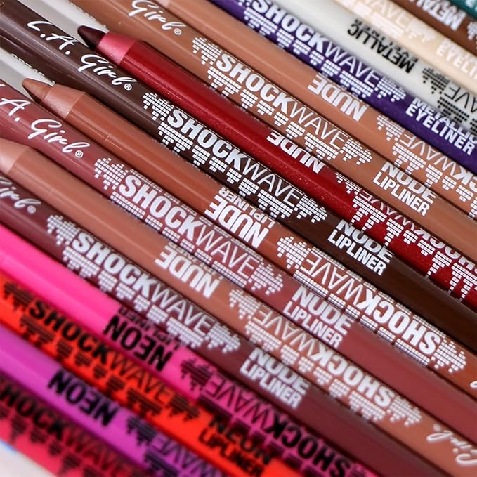 L.A. Girl Shockwave Lipliner, Maple Glaze GP741 (Pack of 2)