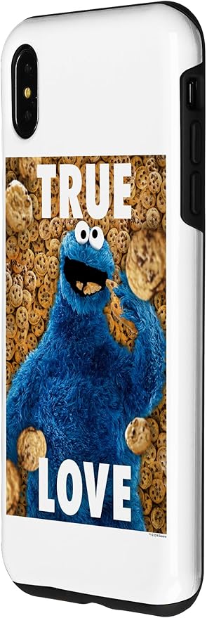 iPhone XS Max Sesame Street Cookie Monster Beautiful Cookies Case