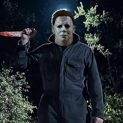 Michael Myers Mask, Halloween Horror Masquerade Cosplay Party Mask, Michael Myers Costume Scary Cosplay