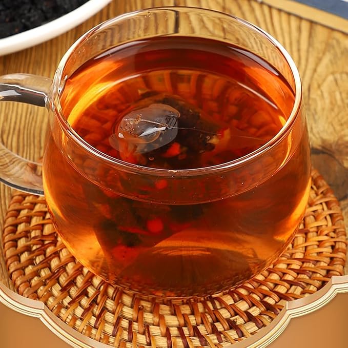 SIRDIKA Ginseng Five Treasures Tea Kidney Tea, Zhu Gen Wu Bao Cha, Wubao Tea - Chinese Kidney Care Tea, Men’s Herbal Tea (20bag/2boxes)