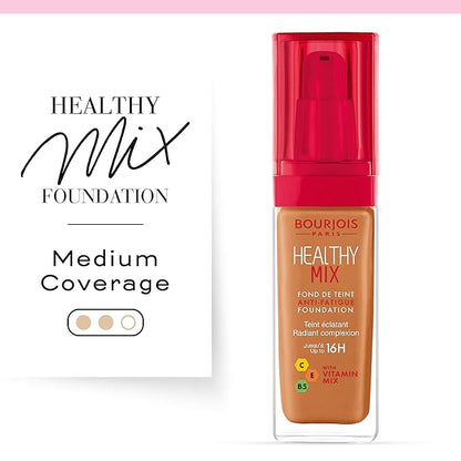 Bourjois Healthy Mix Anti-Fatigue Medium coverage Liquid Foundation 30ml