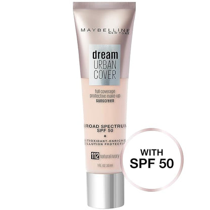 Maybelline Dream Urban Cover Flawless Coverage Foundation Makeup,