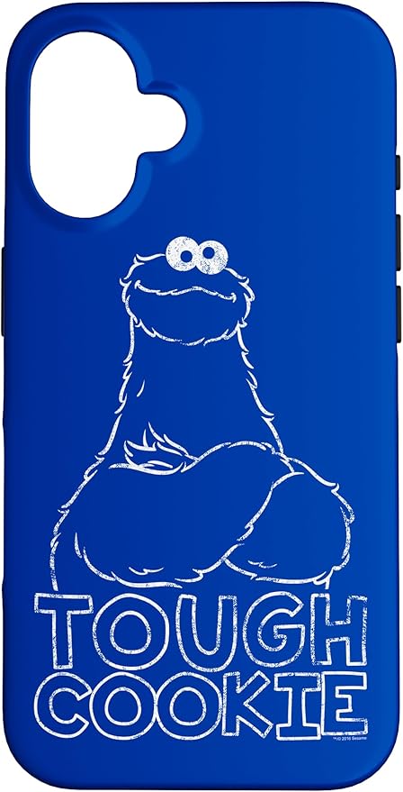iPhone 16 Sesame Street Cookie Monster Tough Cookie Case