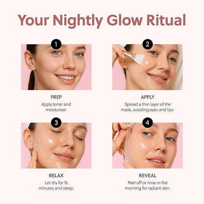 QUIA Overnight Collagen Wrapping Mask – Wake Up with Firmer, Hydrated Skin – Easy Peel-Off Formula – Korean Skincare for Radiance and Elasticity – For All Skin Types, 75mltologist-Tested- For All Skin Types
