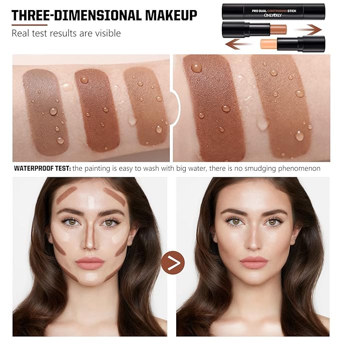 6 colors contour highlighter stick contour stick,face highlighter,