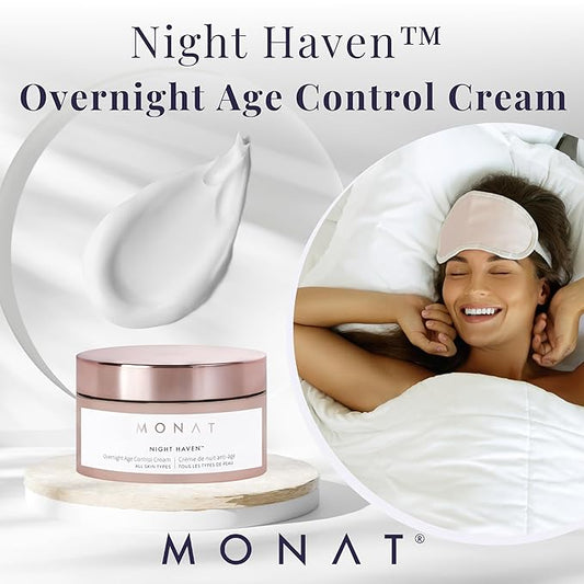 Monat Night Heaven Crème – Intensive Hydrating Moisturizer for Face – Nighttime Repair Cream for Plump & Youthful Skin – Anti Aging Night Cream – Natural Night Cream with Shea Butter & Avocado Oil