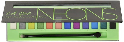 L.A. Girl Beauty Brick Eyeshadow Collection, Neon GES334A