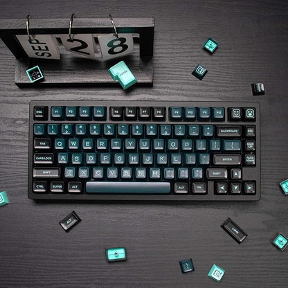 160 Keys Doubleshot Keycaps SA Profile Green Monster Keycaps Set Fit for 60% 65% 75% 95% Mechanical Keyboard Cherry Mx Switches
