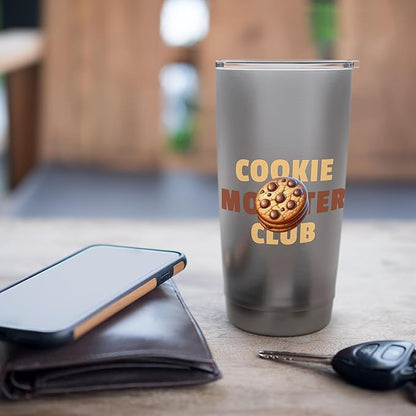 Cookie Monster Club - Sweet Treats Design Stainless Steel Insulated Tumbler