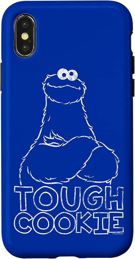 iPhone X/XS Sesame Street Cookie Monster Tough Cookie Case