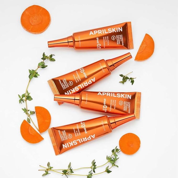 APRILSKIN Radiance Repair Care Duo - Carrotene Clearing Solution & Artemisia Squalane Hydra Gel Cream Targeted Blemish Care and Deep Hydration for Balanced, Healthy Skin
