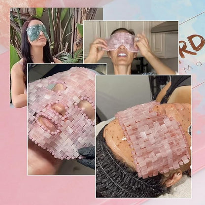 Jade eye mask reusable jade