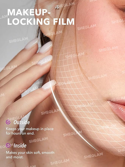 SHEGLAM Good Grip Hydrating Primer Oil Control Moisturizing Primer Gel Smooth Fine Lines Oil And Silicone-Free Face -Blueberry + Aha-Purple