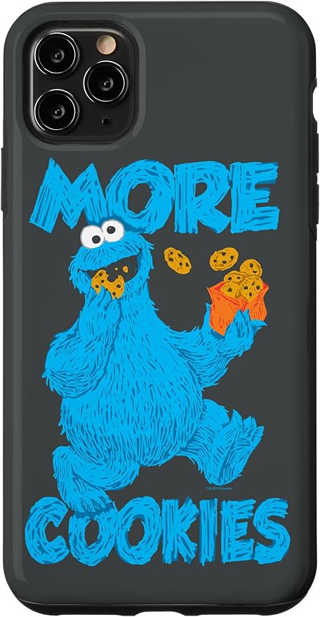 iPhone 11 Pro Max Sesame Street Cookie Monster More Cookies Case