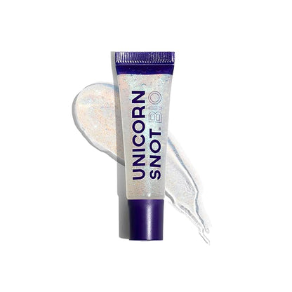 UNICORN SNOT Glitter Lip Gloss - Sparkly Lip Shine - Stocking Stuffers for Women, Gifts for Teen Girls - Vegan & Cruelty-Free Non-Sticky Formula Gloss Glitter Makeup - Opalescent Aqua (Galaxy)