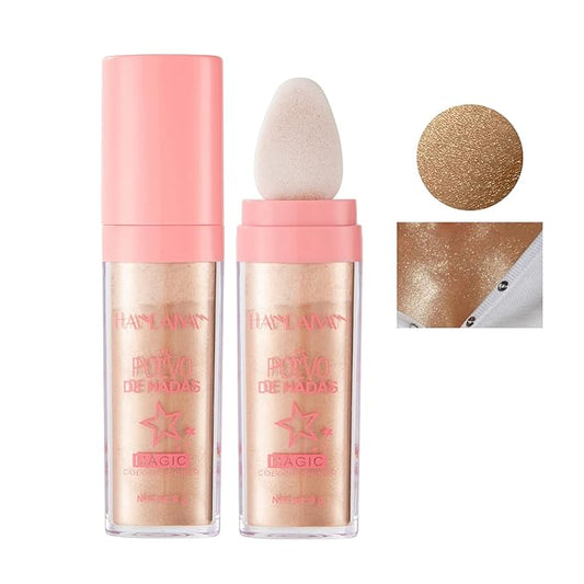 AKARY Shimmer Highlighter Powder, Fairy Polvo De Hadas
