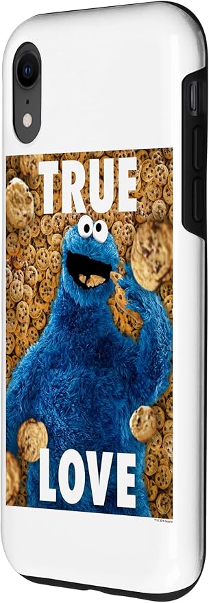 iPhone XR Sesame Street Cookie Monster Beautiful Cookies Case