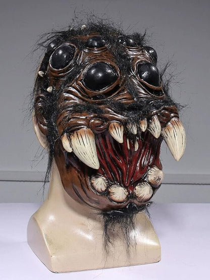 Realistic Spider Latex Mask Animal Face Half Head Halloween Costume Party Cosplay Carnival