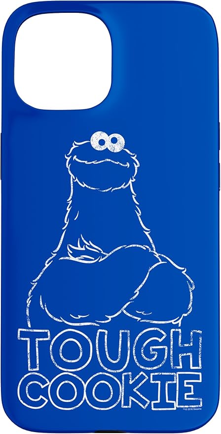 iPhone 15 Sesame Street Cookie Monster Tough Cookie Case