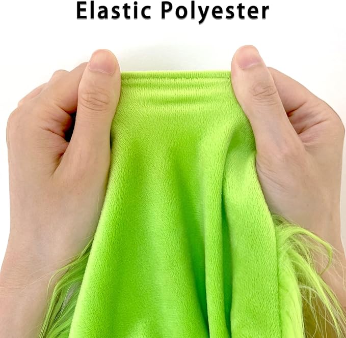 Green Monster Mask Costume Accessories Christmas Cosplay,Green Latex Full Head Mask,Universal Size Fits Adults and Kids