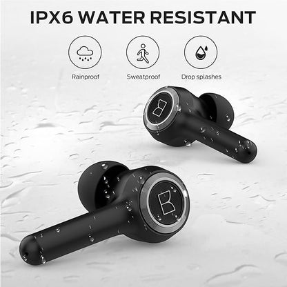 Monster Clarity 102 Plus Wireless Earbuds, Bluetooth Headphones with HiFi Stereo, 4 ENC Mic for Crystal Clear Call, 30H Playtime, Type-C Charging, IPX6 Waterproof in-Ear Ear Buds for Sports (Grey)
