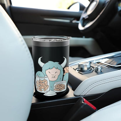 Cute Monster Cookie Lover Delight Stainless Steel Insulated Tumbler