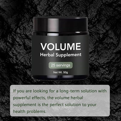 Primal Herbs Volume for Men, Organic Volume Herbal Mix with American Ginseng, Siberian Ginseng and Maca Root, for Energy, Strength & Immunity, 1.76OZ / 25 Servings