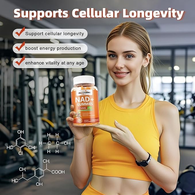 NAD+ Gummies NAD Resveratrol Supplement : NAD Supplements for Women Aging Defense Absorption Than Nicotinamide Riboside Boost Vitamin B3 D3 Sodium Zinc Support Cellular Health Energy and DNA Repair