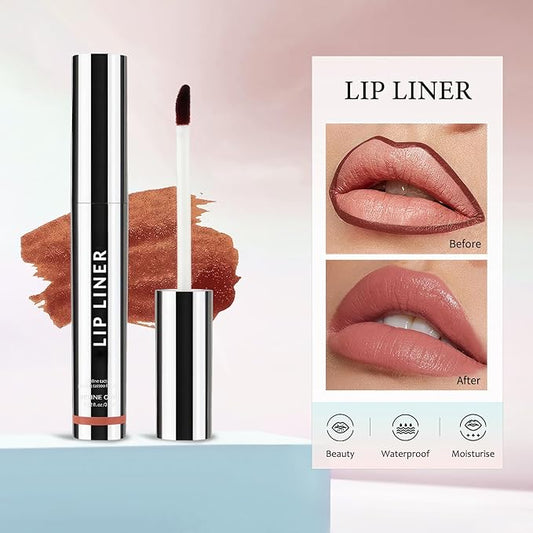 Peel Off Lip Liner Stain – Velvet Lip Glkoss Long-Lasting, Moisturizing & Non-Sticky Matte Lip Lacquer, Pigmented, Smudge-Proof Liquid Lipgloss (scarlet red)