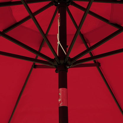 Blissun 9' Outdoor Patio Umbrella, Outdoor Table Umbrella, Yard Umbrella, Market Umbrella with 8 Sturdy Ribs, Push Button Tilt and Crank