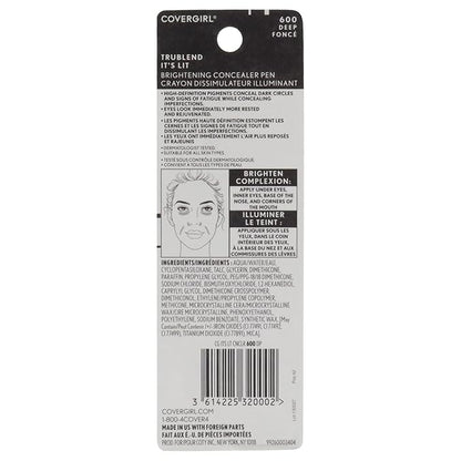 COVERGIRL Trublend It's Lit Concealer, Deep D6-D8, 0.10 0.10 Ounce