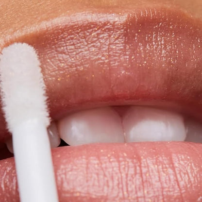 California Lip Milk | Clean Lip Gloss, Plumping and Moisturizing Lip Treatment, Gold Sparkle, Non-Toxic, Vegan, Cruelty-Free Lip Care