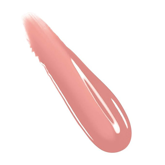 Rimmel Stay Glossy Lip Gloss - Non-Sticky and Lightweight Formula for Lip Color and Shine - 133 Bare Minimum, .18oz