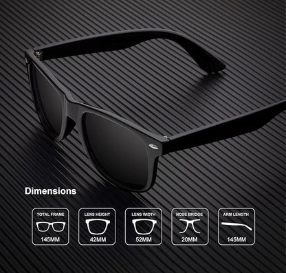 KALIYADI Polarized Sunglasses for Men and Women Matte Finish Sun glasses Color Mirror Lens UV Blocking (3 Pack)