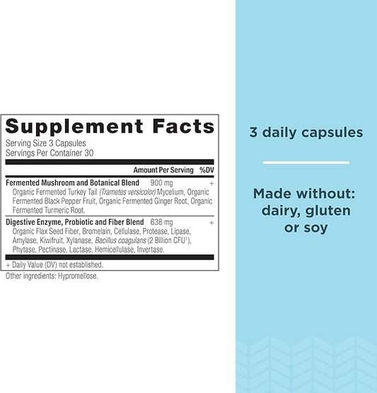 Digestive Enzymes by Ancient Nutrition, Supports Gut Health, Promotes Healthy Digestive Function, 90 Ct